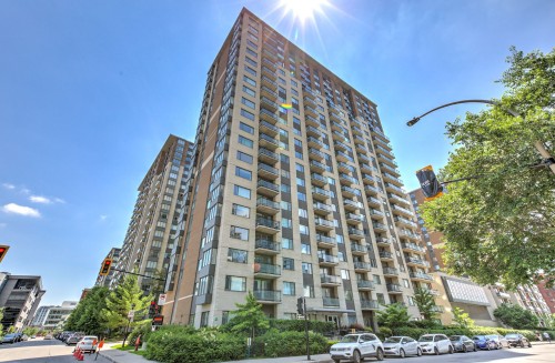 Façade - 903-1200 Rue St-Jacques, Montréal (Ville-Marie), QC - Outdoor With Balcony With Facade