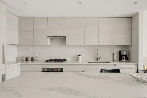 2002-777 Herald St, Victoria, BC - Indoor Photo Showing Kitchen With Upgraded Kitchen