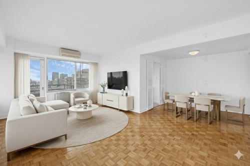 Living Room - 506-3470 Rue Stanley, Montréal (Ville-Marie), QC - Indoor Photo Showing Living Room