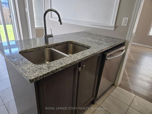 31 Cactus Crescent, Hamilton, ON - Indoor Photo Showing Kitchen With Double Sink
