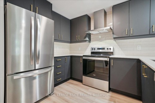 124-153 Wilson Street W, Hamilton, ON - Indoor Photo Showing Kitchen With Upgraded Kitchen