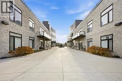 View of concrete alley - 