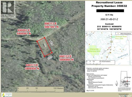 Peifer N. Cabin Lease, Hudson Bay Rm No. 394, SK - Other