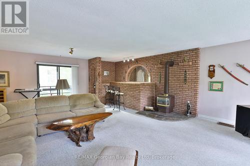 1 Lindale Avenue, Tiny, ON - Indoor Photo Showing Living Room With Fireplace