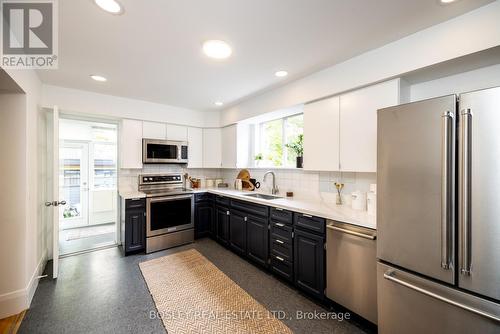 Unit 1 - 12 Coleridge Avenue, Toronto, ON - Indoor Photo Showing Kitchen With Stainless Steel Kitchen