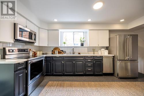 Unit 1 - 12 Coleridge Avenue, Toronto, ON - Indoor Photo Showing Kitchen With Stainless Steel Kitchen