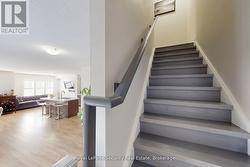 hardwood stairs to top floor - 