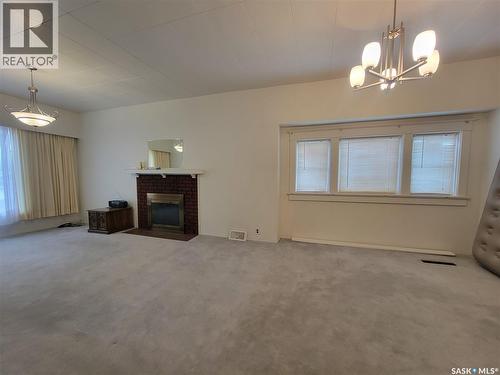 411 1St Street W, Wilkie, SK - Indoor With Fireplace