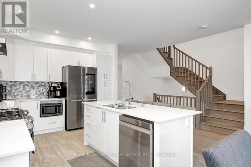 Kitchen - 28 Mendoza Way, Ottawa, ON - Indoor Photo Showing Kitchen With Stainless Steel Kitchen With Double Sink