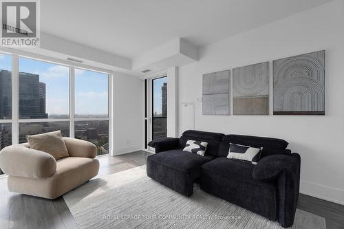 2912 - 300 Front Street, Toronto, ON - Indoor Photo Showing Living Room