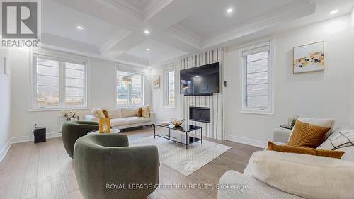 29 Frost Street, Brampton, ON - Indoor Photo Showing Living Room With Fireplace