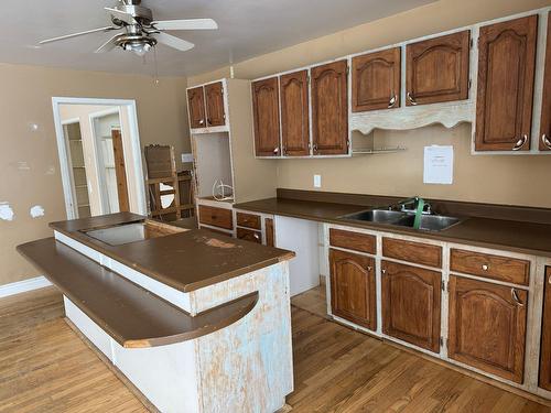 Cuisine - 203  - 203B Route Route 397 (Rochebaucourt), La Morandière-Rochebaucourt, QC - Indoor Photo Showing Kitchen With Double Sink