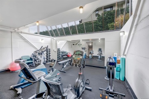 405-420 Linden Ave, Victoria, BC - Indoor Photo Showing Gym Room