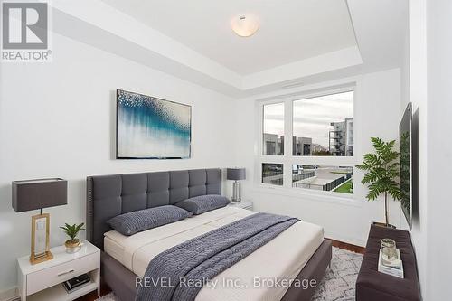 VIRTUALLY STAGED - 228 - 101 Shoreview Place, Hamilton (Lakeshore), ON - Indoor Photo Showing Bedroom