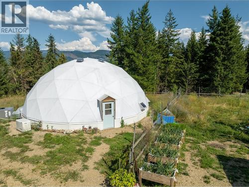 Geodesic Dome - Agriculture - 397 Glenmary Road, Enderby, BC - Outdoor With View