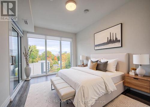 Virtually Staged - 705 - 500 Brock Avenue, Burlington, ON - Indoor Photo Showing Bedroom