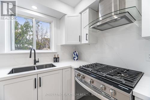230 Archdekin Drive, Brampton, ON - Indoor Photo Showing Kitchen With Double Sink With Upgraded Kitchen