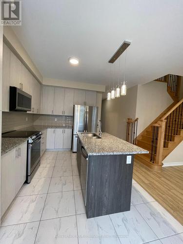29 Hickling Lane, Ajax, ON - Indoor Photo Showing Kitchen With Stainless Steel Kitchen
