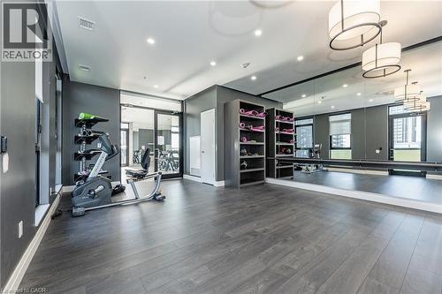 181 King Street S Unit# 1105, Waterloo, ON - Indoor Photo Showing Gym Room