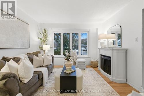 366 Rosedale Drive, Whitby, ON - Indoor Photo Showing Living Room With Fireplace