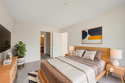 405-1063 Southgate St, Victoria, BC - Indoor Photo Showing Bedroom