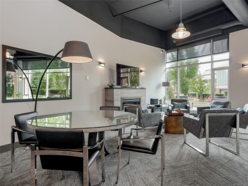 N609-737 Humboldt St, Victoria, BC - Indoor With Fireplace