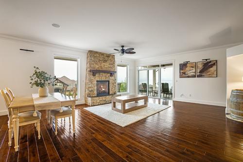 2584 Lucinde Road, West Kelowna, BC - Indoor With Fireplace