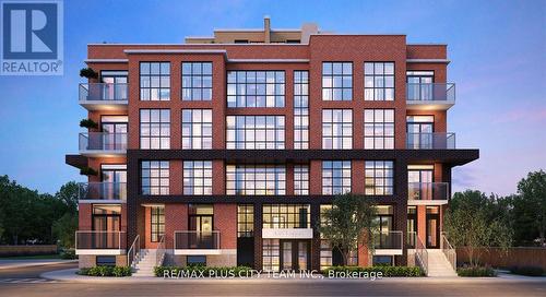 307 - 485 Logan Avenue, Toronto, ON - Outdoor With Balcony With Facade