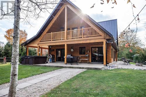 Covered Patio and Primary Balcony! - 382 Alice Street, Saugeen Shores, ON - Outdoor With Balcony With Deck Patio Veranda