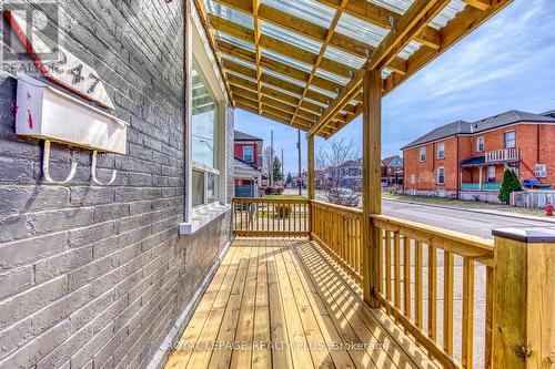 247 Robert Street, Hamilton, ON - Outdoor With Deck Patio Veranda With Exterior