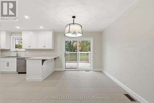 Dining Room with walk out - 25 Dirstien Street N, Brockton, ON - Indoor Photo Showing Kitchen