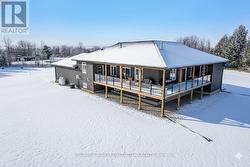 Wrap-about covered decking - 