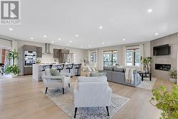 High 9' ceilings and light filled spaces - 