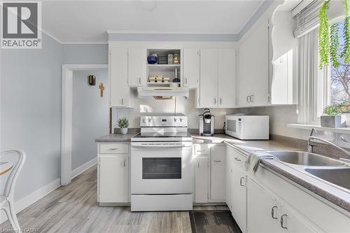 6 Hallcrest Avenue, St. Catharines, ON - Indoor Photo Showing Kitchen With Double Sink