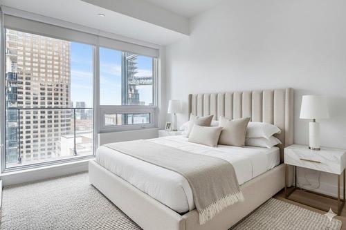 Chambre à coucher principale - 711-1180 Rue De Bleury, Montréal (Ville-Marie), QC - Indoor Photo Showing Bedroom