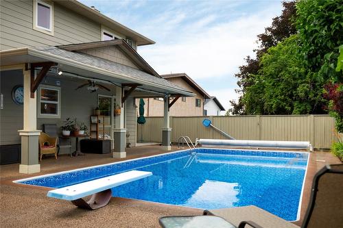 1203 41 Avenue, Vernon, BC - Outdoor With In Ground Pool With Backyard