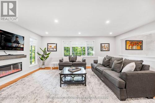 106 Campbell Avenue E, Milton, ON - Indoor Photo Showing Living Room With Fireplace