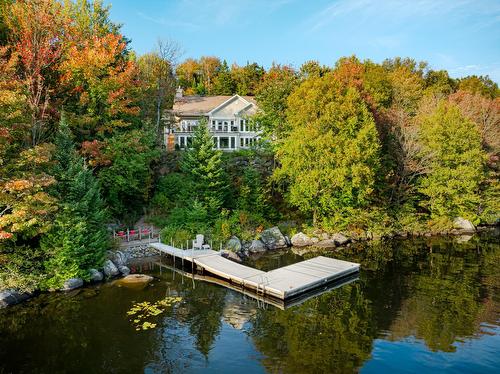 Back facade - 204 Ch. De Chaumont, Saint-Adolphe-D'Howard, QC - Outdoor With Body Of Water