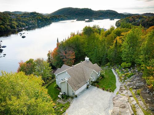 Back facade - 204 Ch. De Chaumont, Saint-Adolphe-D'Howard, QC - Outdoor With Body Of Water With View