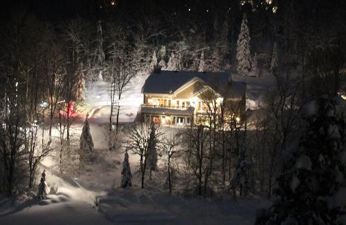 Back facade - 204 Ch. De Chaumont, Saint-Adolphe-D'Howard, QC - Outdoor With View