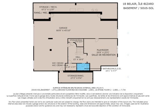 Drawing (sketch) - 18 Rue Bélair, Montréal (L'Île-Bizard/Sainte-Geneviève), QC - Other