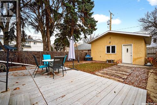 1334 Victoria Avenue, Regina, SK - Outdoor With Deck Patio Veranda With Exterior