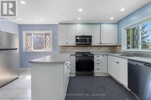 1416 Somerville Street, Oshawa, ON - Indoor Photo Showing Kitchen With Double Sink