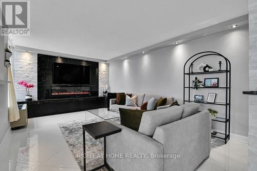 1703 - 2759 Carousel Crescent, Ottawa, ON - Indoor Photo Showing Living Room With Fireplace
