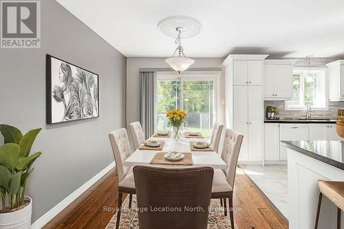 Virtually staged - 88 61St Street S, Wasaga Beach, ON - Indoor Photo Showing Dining Room