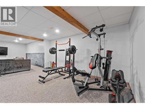 65 Furlong Road, Enderby, BC - Indoor Photo Showing Gym Room