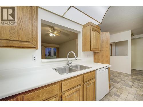 1329 Klo Road Unit# 106, Kelowna, BC - Indoor Photo Showing Kitchen With Double Sink