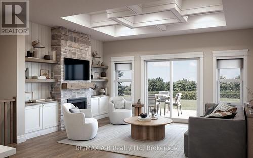 Possible Great Room - 52 Quartz Street, East Zorra-Tavistock (Tavistock), ON - Indoor Photo Showing Living Room With Fireplace