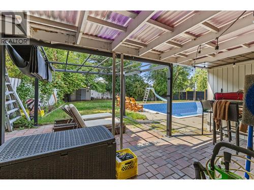 1511 Lambert Avenue, Kelowna, BC -  With In Ground Pool With Deck Patio Veranda