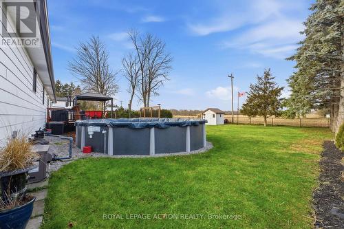 33 Dufferin Street, Brant, ON - Outdoor With Above Ground Pool